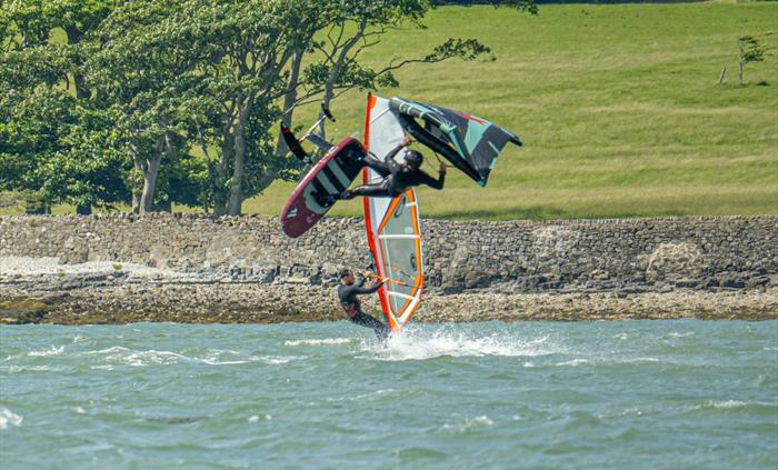 Action out on the water
